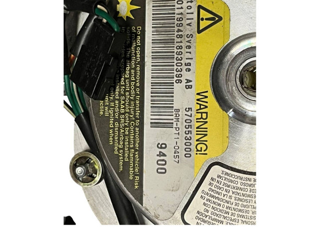 Подушка безопасности водителя 570553000, 96MPRT10457   Saab 9-5