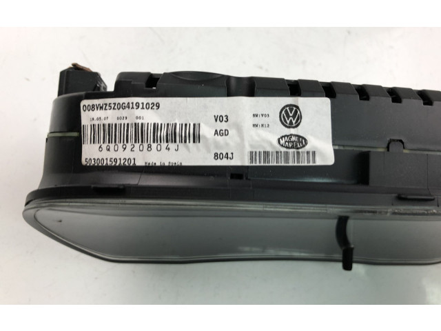 Přístrojová deska Volkswagen Polo IV 9N3 2006 6Q0920804J