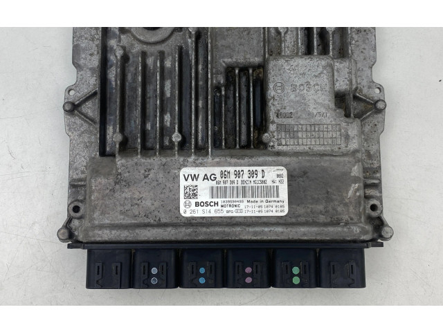 Блок управления двигателя 06M907309D, 0261S14655 Audi Q5 SQ5
