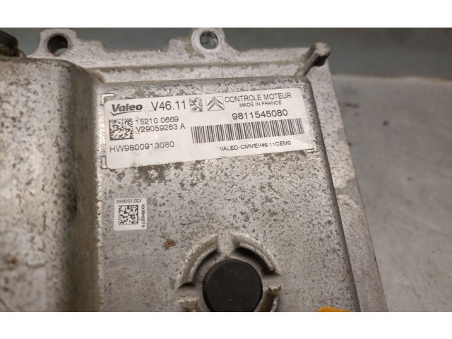 Блок управления двигателя 9811545080, 152100669VALEO   Citroen C-Elysée