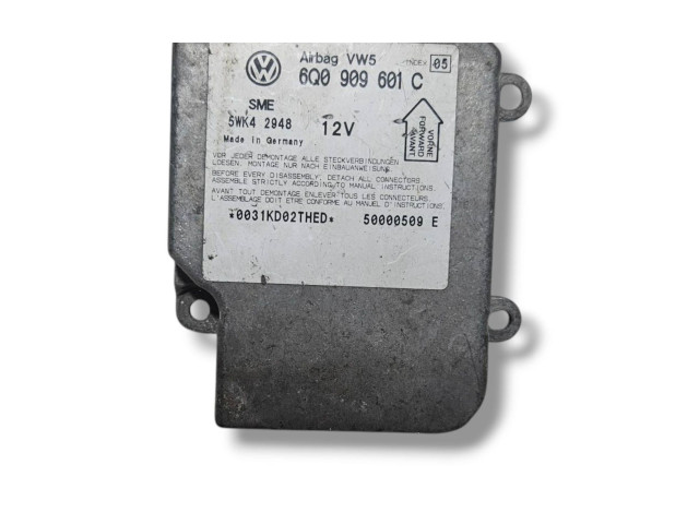 Блок подушек безопасности 6Q0909601C, 50000509E Skoda Fabia Mk1 (6Y)