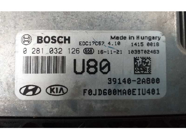 Блок управления двигателя 391402A800, 0281032126 KIA Ceed