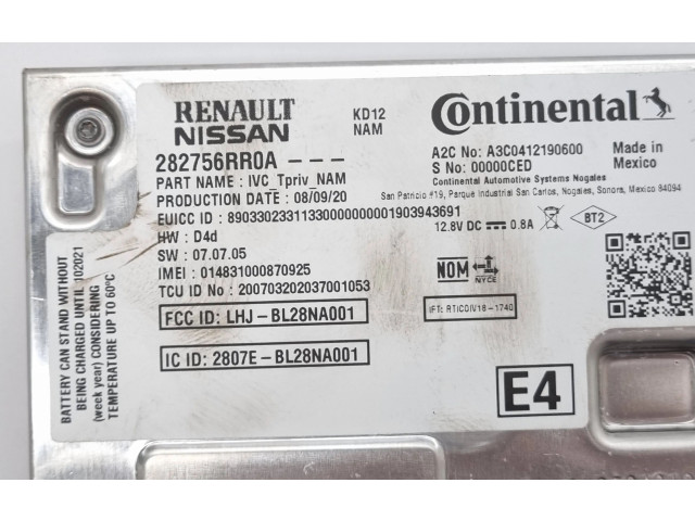 Блок управления 282756RR0A, A3C0412190600   Nissan Rogue