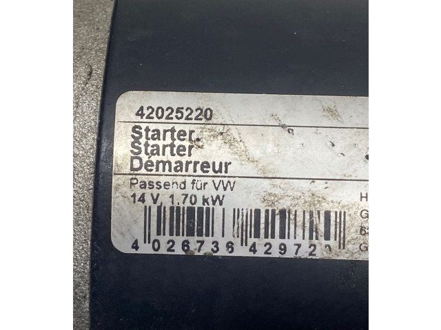Turbodmychadlo Стартер 2999938, 42025220   Volkswagen PASSAT B7   CAX