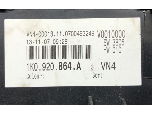 Панель приборов 1K0920864A   Volkswagen Golf Cross       