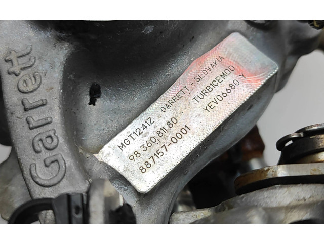 Turbodmychadlo Турбина 9836081180, 8871570001 Peugeot 208