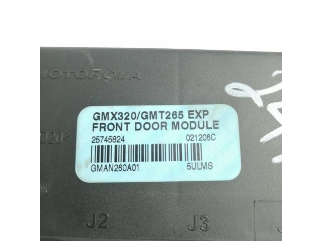 Блок управления двигателя 25745824, MODULOELECTRONICO Cadillac DTS