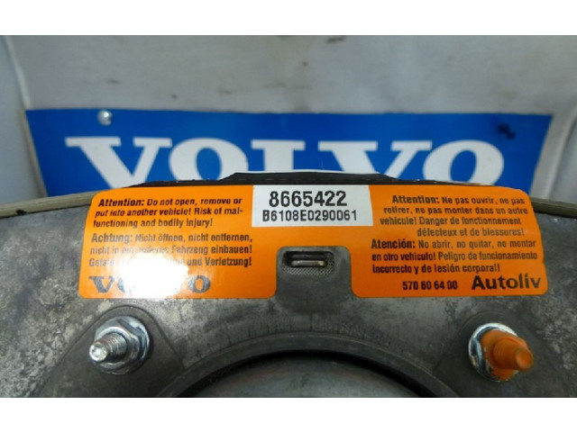 Подушка безопасности водителя 8665422, 8665422   Volvo XC90