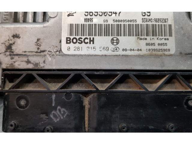 Блок управления двигателя 96950947, 0281015569   Chevrolet Captiva