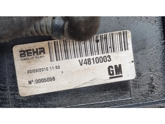 Вентилятор радиатора     13330997, R3433003    Opel Meriva B 1.3