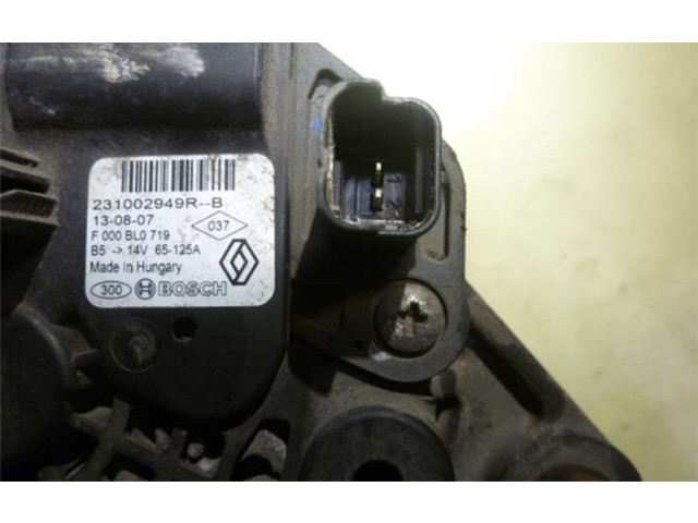 Генератор 231002949R Dacia Dokker