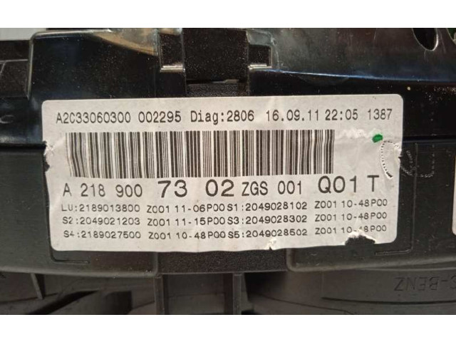 Панель приборов A2189007302, 2189007302   Mercedes-Benz CLS C218 X218       