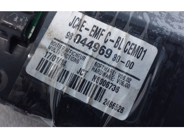 Дисплей 9804496980 Citroen DS4