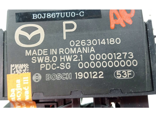 Блок управления B0J867UU0-C, 0263014180 Mazda 3