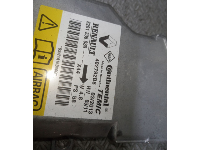Блок подушек безопасности 8201236030, 402792B8   Renault Twingo II