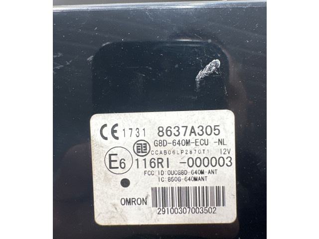 Блок управления 8637A305, G8D640MECU   Mitsubishi Outlander