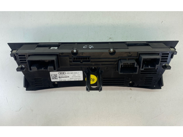 Блок управления климат-контролем 4G0820043J, A2C53400299 Audi A6 S6 C7 4G