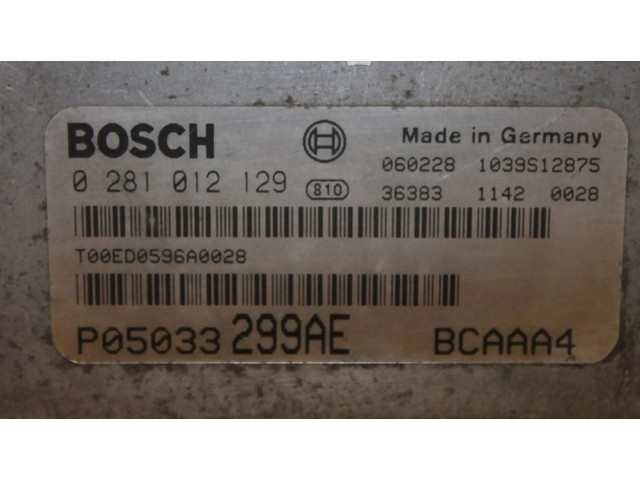 Řídící jednotka PO5033299AE, 0281012129 Dodge Caliber 2006