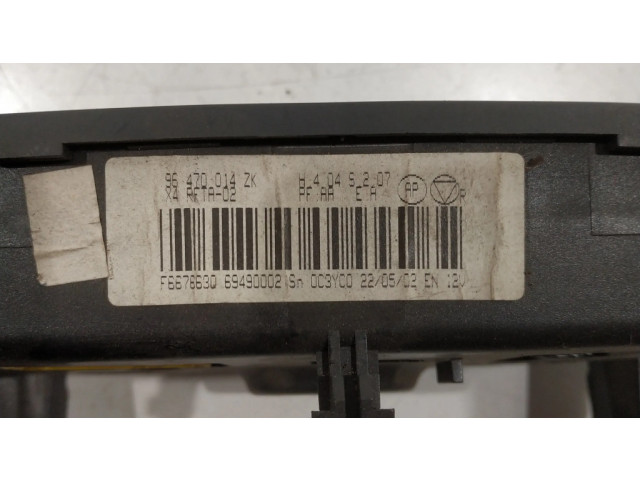 Блок управления климат-контролем 96470014ZK   Citroen C5