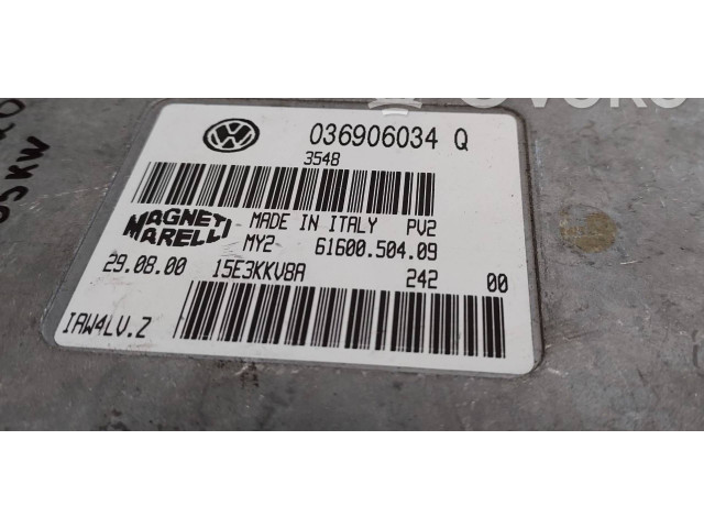 Блок управления двигателя 036906034Q, 616050409 Audi A2