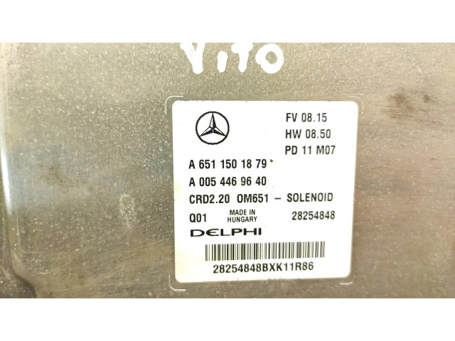 Řídící jednotka A6511501879, 28254848 Mercedes-Benz Vito Viano W639 2012