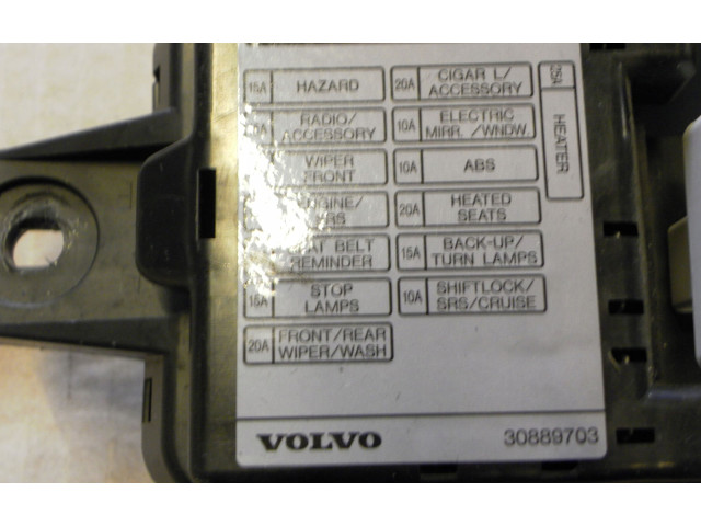 Pojistková skříňka Řídící jednotka BSM 30889703 Volvo S40, V40 2000