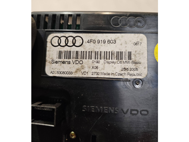 Дисплей 4F0919603, 25152005 Audi A6 S6 C6 4F
