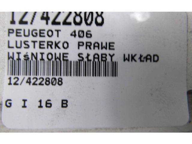 Зеркало (механическое)       Peugeot 406  1996 - 1999 года   