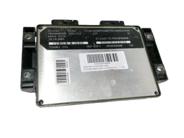 Řídící jednotka 9650360480, R04080035B Citroen Berlingo 2005