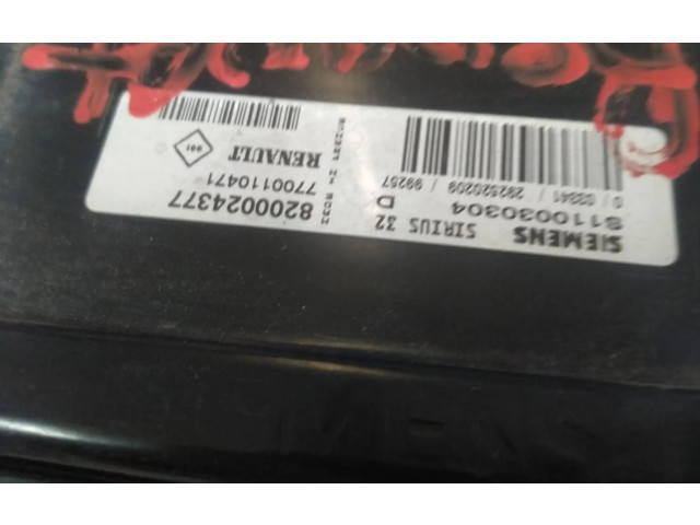 Блок управления двигателем Блок управления 8200024377   Renault Clio I