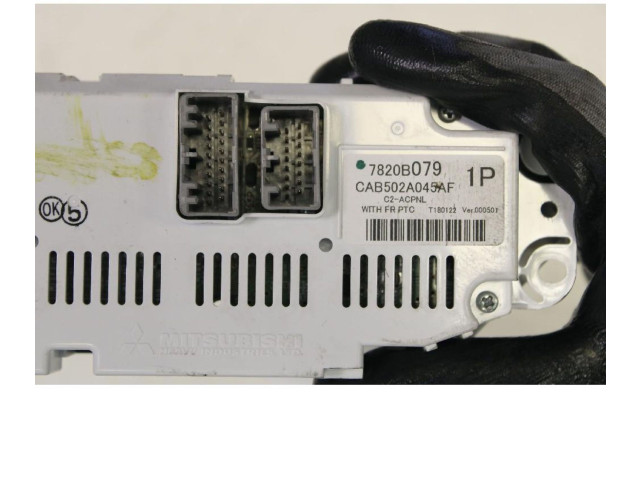 Блок управления климат-контролем 7820B079 Mitsubishi ASX