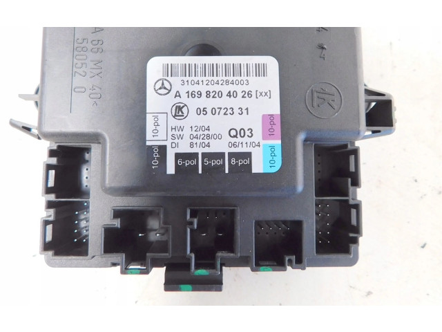 Блок комфорта A1698204026 Mercedes-Benz A W169