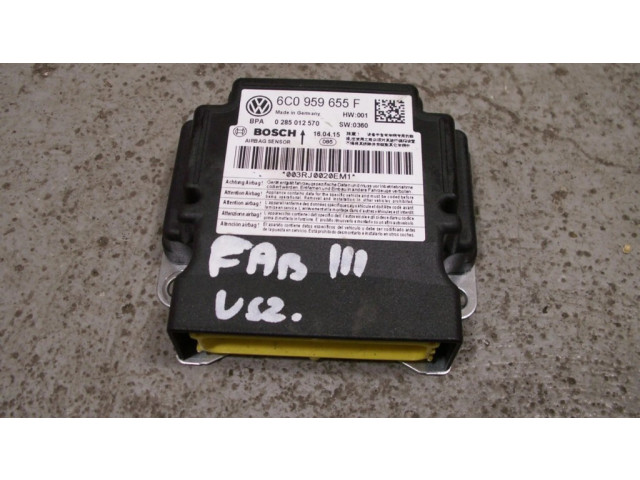 Блок подушек безопасности 6C0959655F Skoda Fabia Mk3 (NJ)