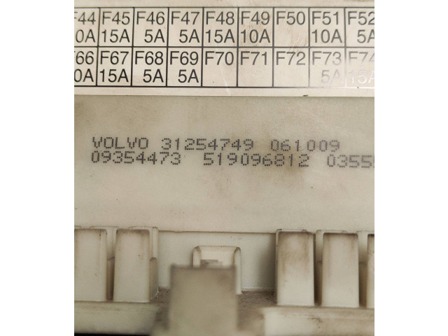 Pojistková skříňka 31254749, 09354473 Volvo S40 2006