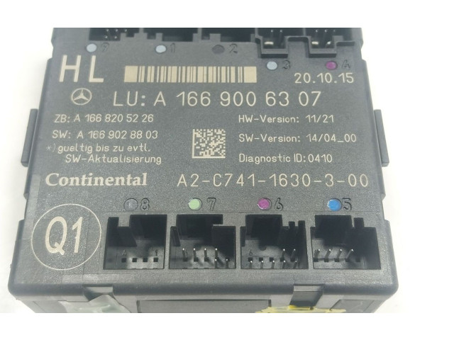 Блок управления A1669006307, A1669006307 Mercedes-Benz GLE AMG (W166 - C292)