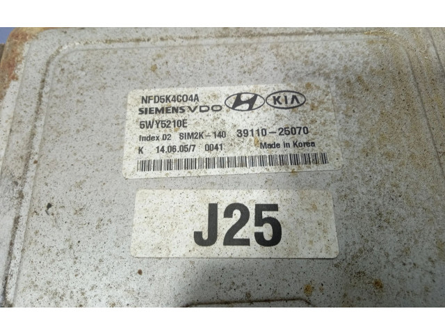 Блок управления двигателем Блок управления 39110-25070, 39110-25070 Hyundai Sonata