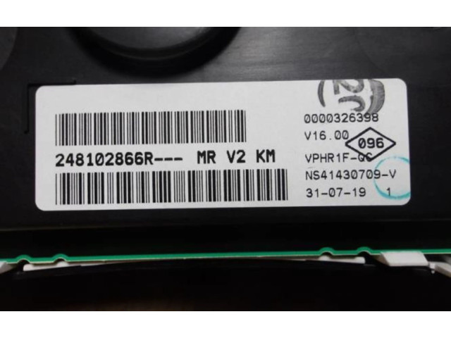 Панель приборов 248099355R, 248099355R Dacia Lodgy