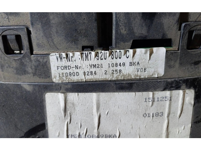 Přístrojová deska Seat Alhambra (Mk1) 2001 7M7920800C, YM2110849BKA