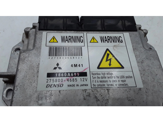 Блок управления двигателя 1860A699, 2758004685 Mitsubishi Pajero