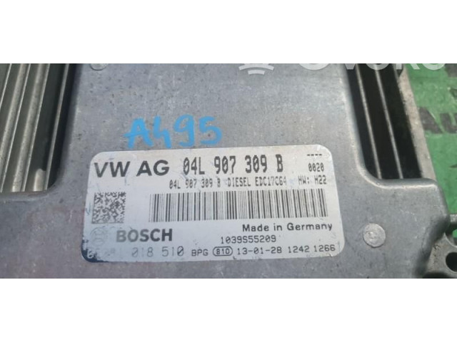 Блок управления двигателем Блок управления 0281018510, 04L907309B Skoda Octavia Mk3 (5E)