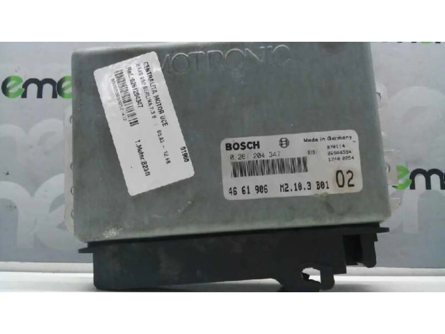 Блок управления двигателя 4661906, CENTRALITAMOTORUCE Saab 900