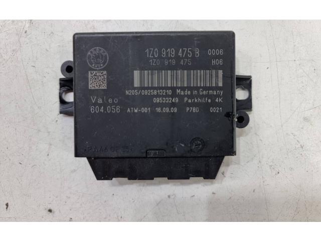 Блок управления парковки 1Z0919475B, 1Z0919475   Skoda Octavia Mk2 (1Z)    