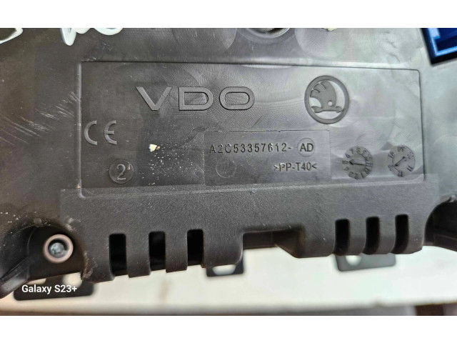 Панель приборов 5J0920810E Skoda Fabia Mk2 (5J)