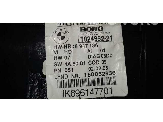 Přístrojová deska BMW 1 E81 E87 2005 696147701, 6947136