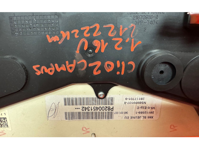 Спидометр (приборный щиток) P8200451342   Renault Clio II   