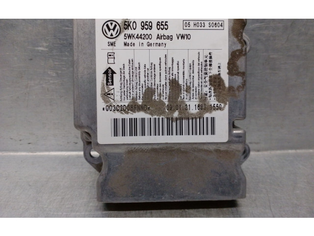 Блок подушек безопасности 5K0959655, 5WK44200 Volkswagen Golf SportWagen