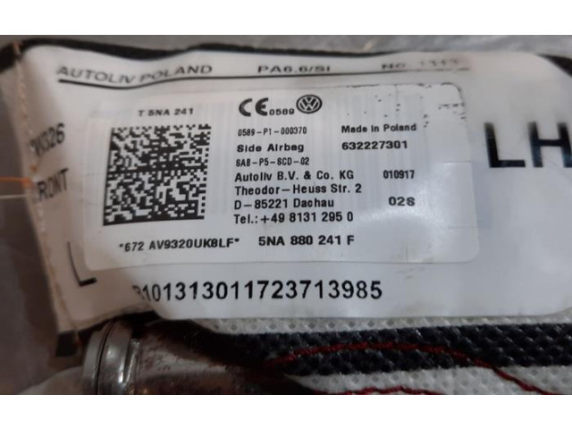 Подушка безопасности в сиденье 5NA880241F   Volkswagen Tiguan