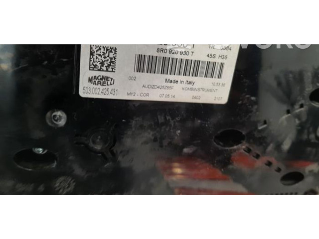 Панель приборов 8R0920981G, 503002381305   Audi Q5 SQ5       