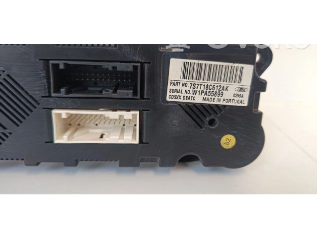 Блок управления климат-контролем 7S7T18C612AK Ford S-MAX