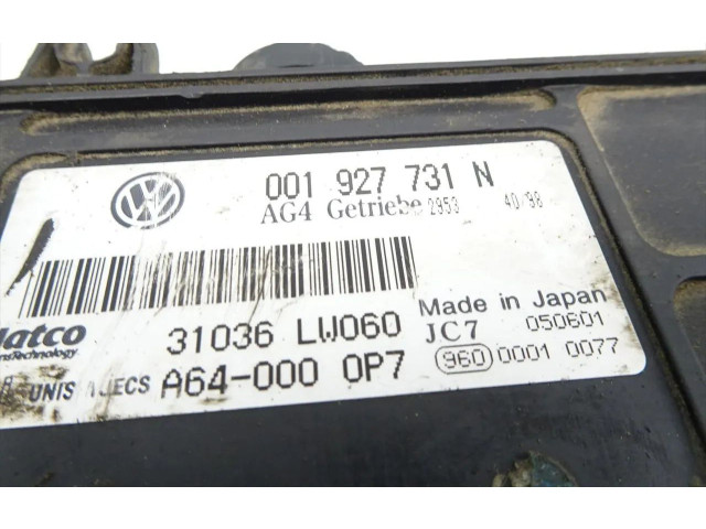 Блок управления коробкой передач 001927731N, 001927731N   Volkswagen Lupo